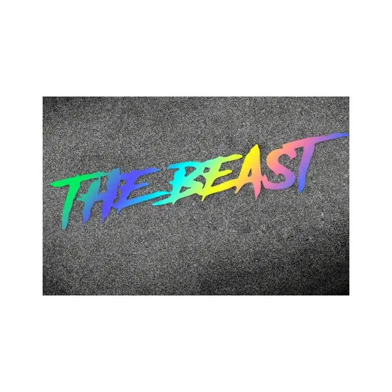 AliExpress JUNXW THE BEAST Motorcycle Helmet Stickers Waterproof Motor bike Fuel tank Fender Front Fairing Scooter Vinyl Decals Car Accessories