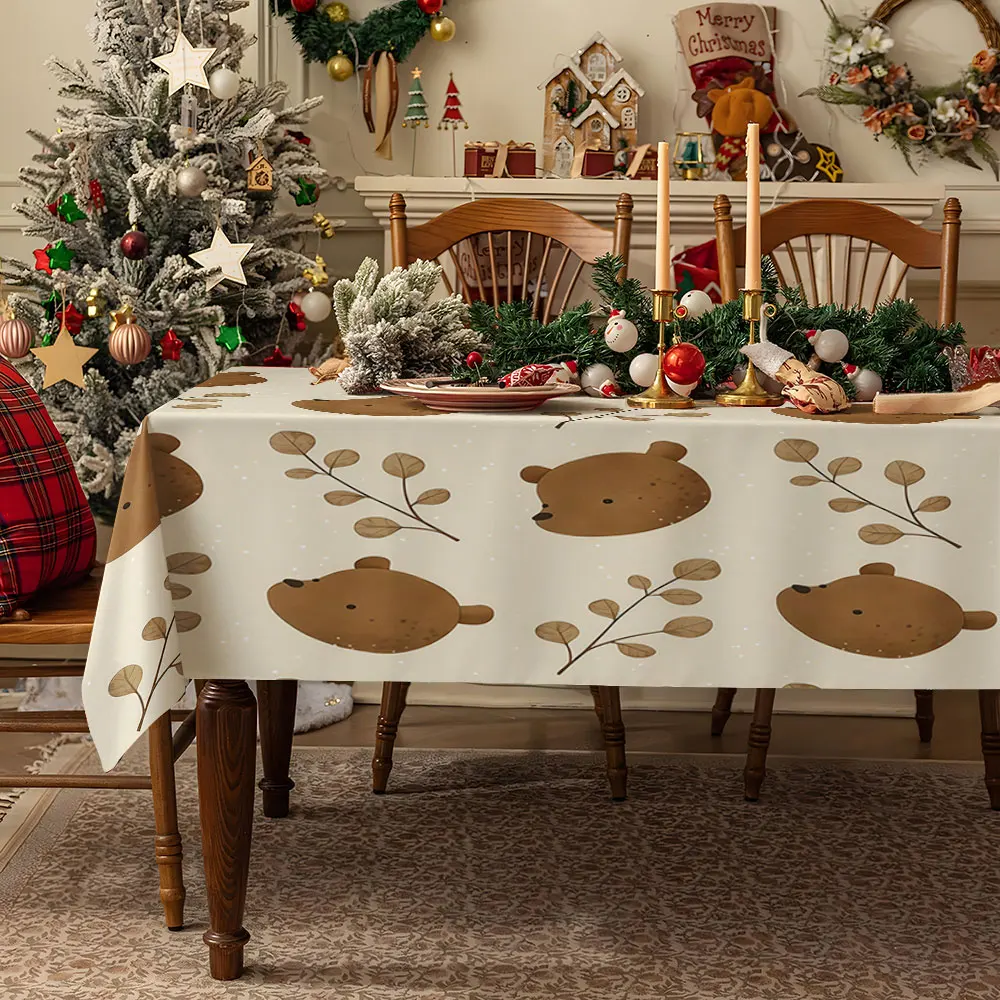 Neural Web Abstract Waterproof table cloth, splash-proof tablecloth, for party, Halloween, Christmas, dining, camping