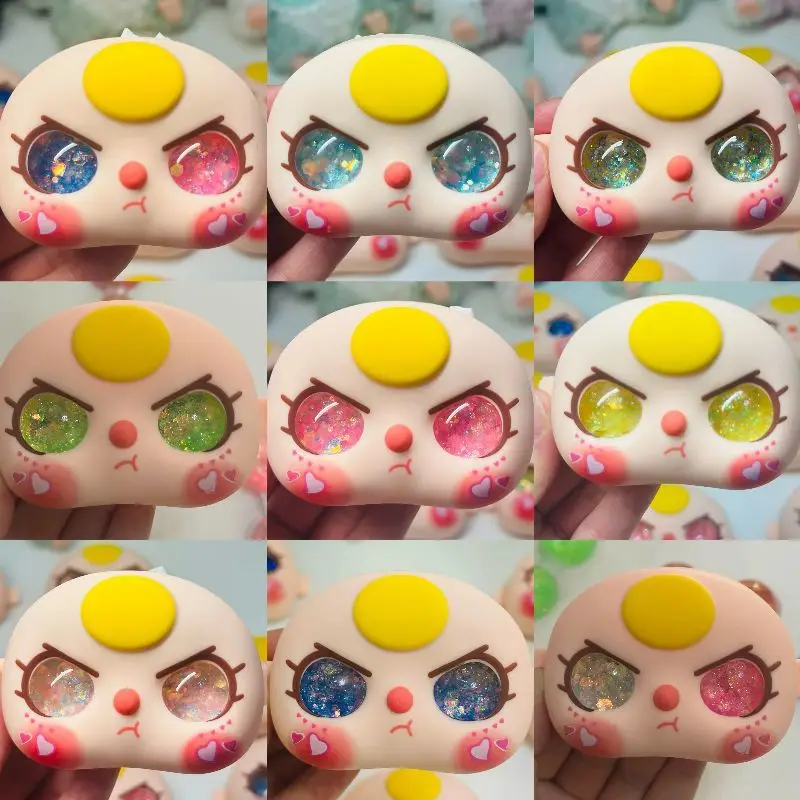 

New Baby Three Doll 100% Replacement Scale Customizable Doll Sandflow Eye Removable Face DIY Face Shell Eyes Accessories Toys