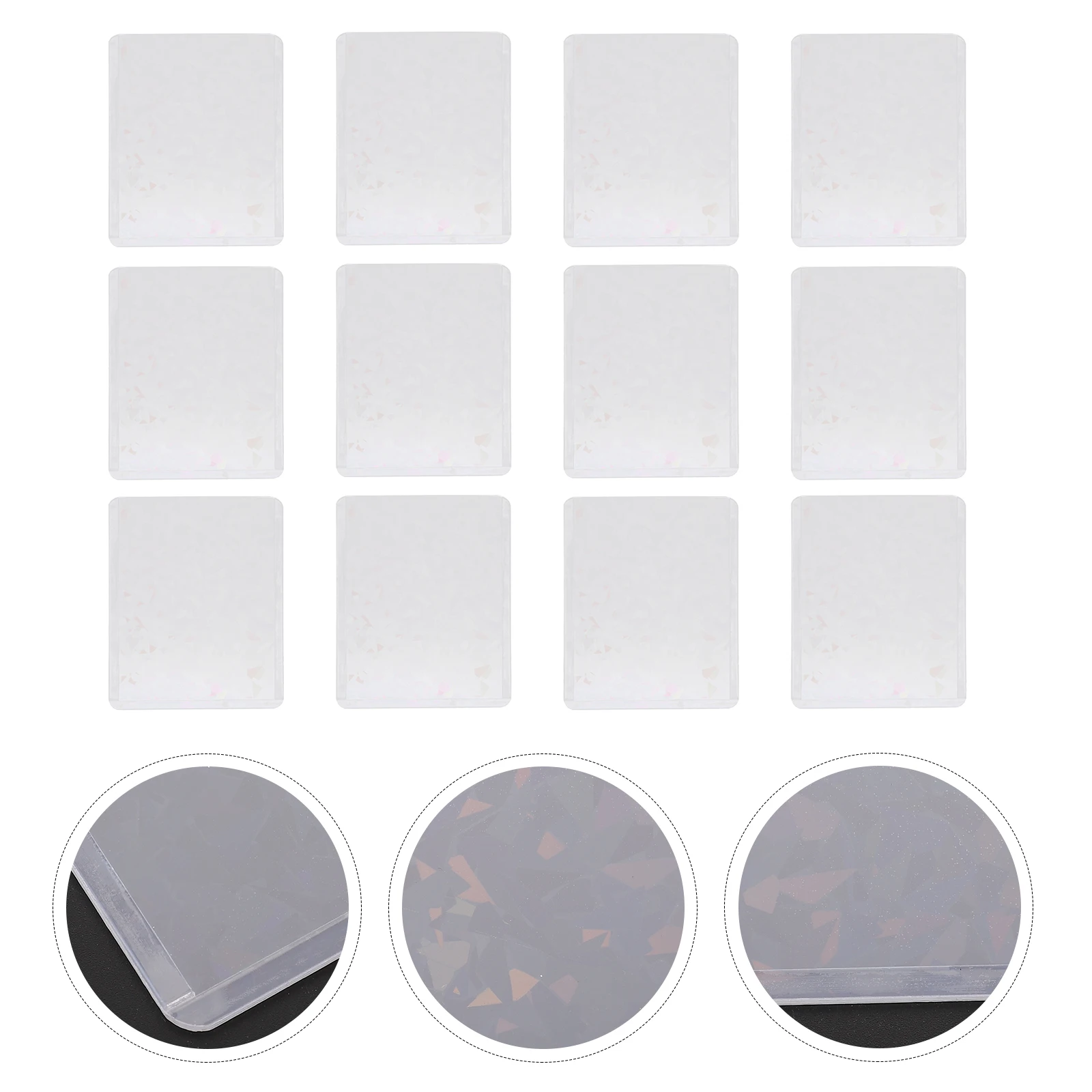 

50pcs Cards Display Covers Protective Sleeves For Game Trading Cards Album Deck Protectors Clear Transparent Card Sleeves