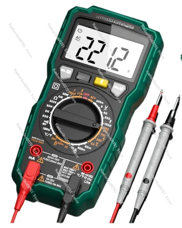 Multimeter Digital High-precision Ammeter Automatic Universal Meter Intelligent Anti-burning Electrical Special Capacitor Meter