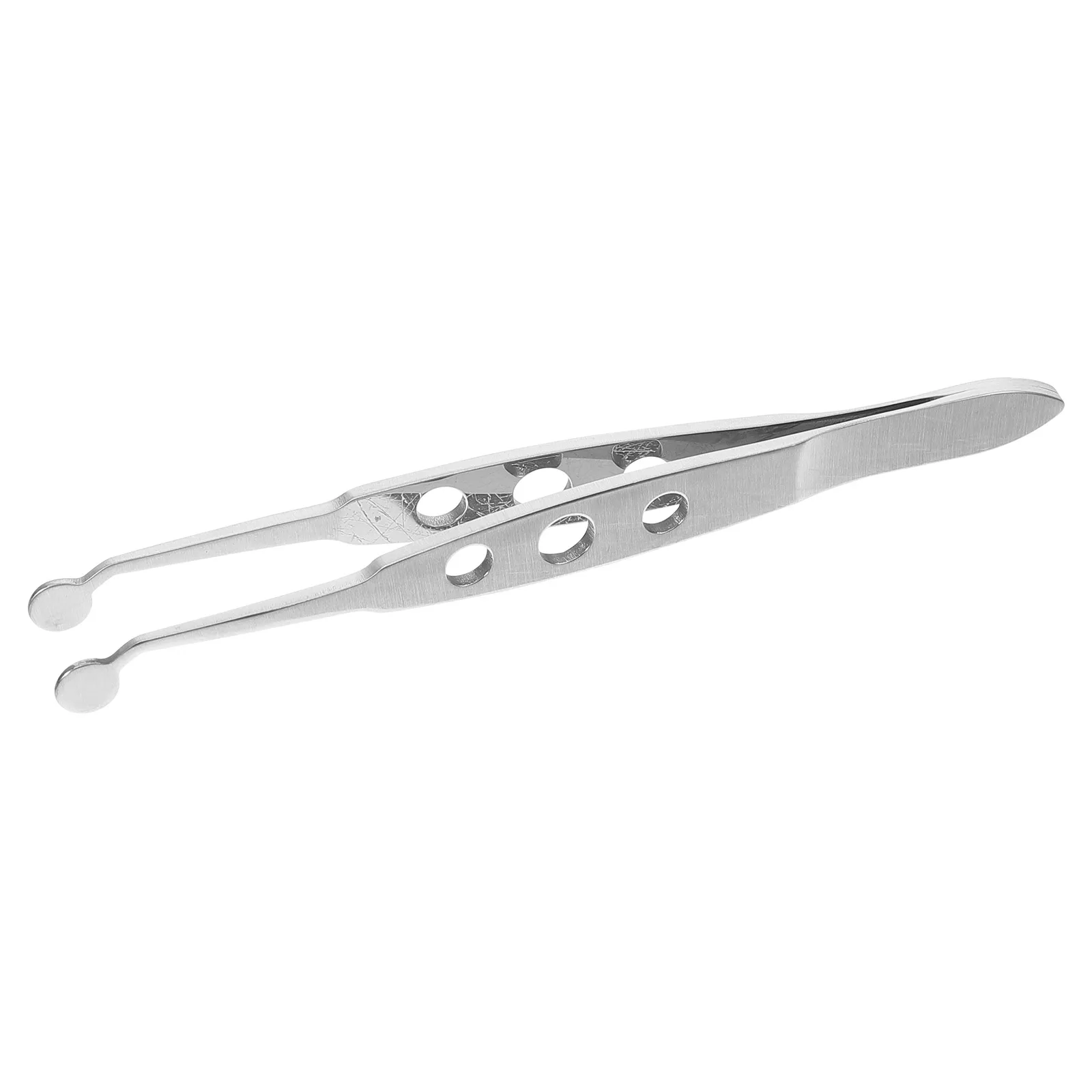 Meibomian 6x6 Compressor Round Head Eyelid Forceps Eyelid Forceps Metal Beauty Tools For Women Teaching Aids