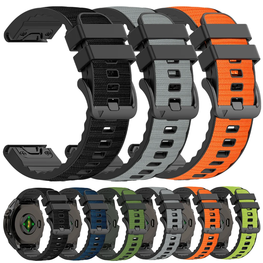 yZ[z22mm 26mm iCVRXgbv Garmin Epix Pro Gen 2/Fenix 8 Pro E 7 7X 6X/Enduro 3 2/Descent MARQ Mk3i/2 QuickFitΉ EHb`oh
