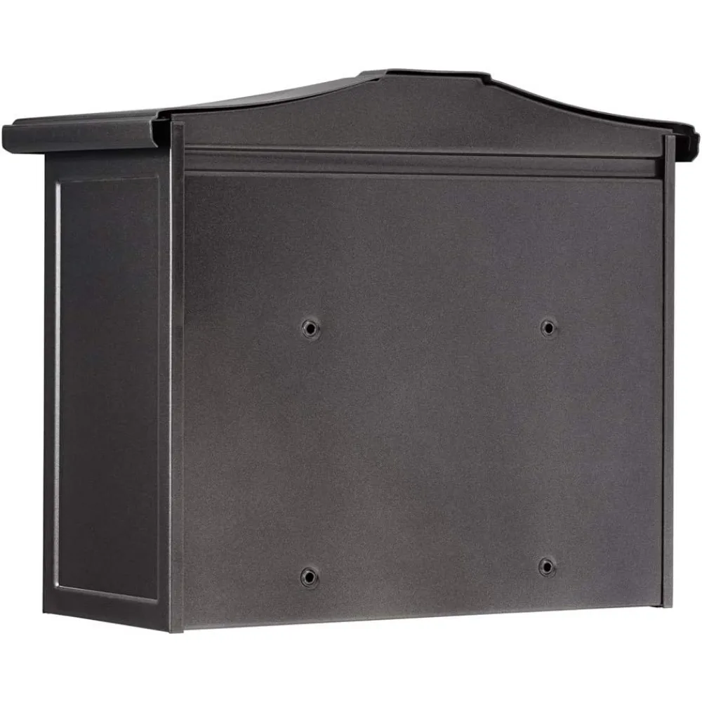 BURG-WÄCHTER - صندوق بريد كلاسيكي مع عمق مريح، تنسيق دخول A4، فولاذ مجلفن، Sylt 1883 E، خردة معدنية