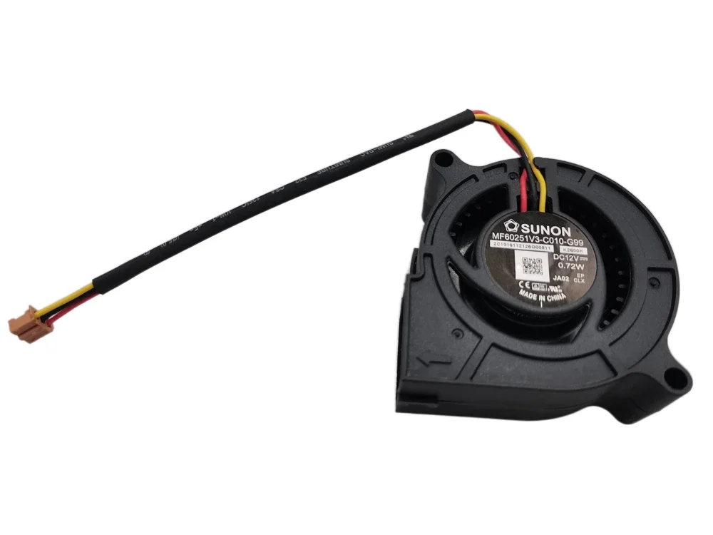 

NEW FAN FOR DFS451512MC0T QJ06 BenQ EH8560 w2000 6025 60X60X25MM 6CM SUNON COOLING FAN MF60251V3-C010-G99 DC12V 0.72W 3-Wire