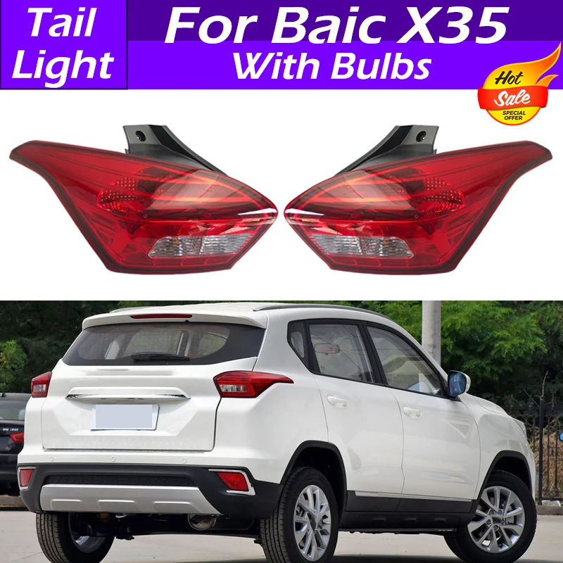 Taillights Assembly For BAIC X35 Rear Bumper Tail Lamp Brake Reverse Turn Signal Lamp Warning Lamp Brake Light Car Accessories
