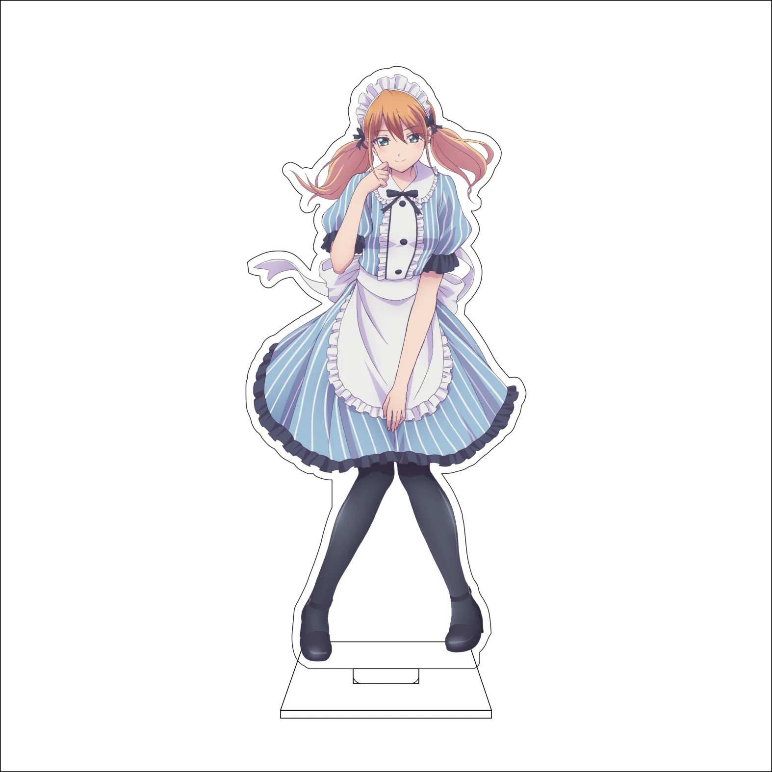 16CM Anime The Goddess Cafe Terrace Cosplay Acrylic Figure Stand Plate Hōōji Kureha Kasumi Hayato Ornaments Gift view 2