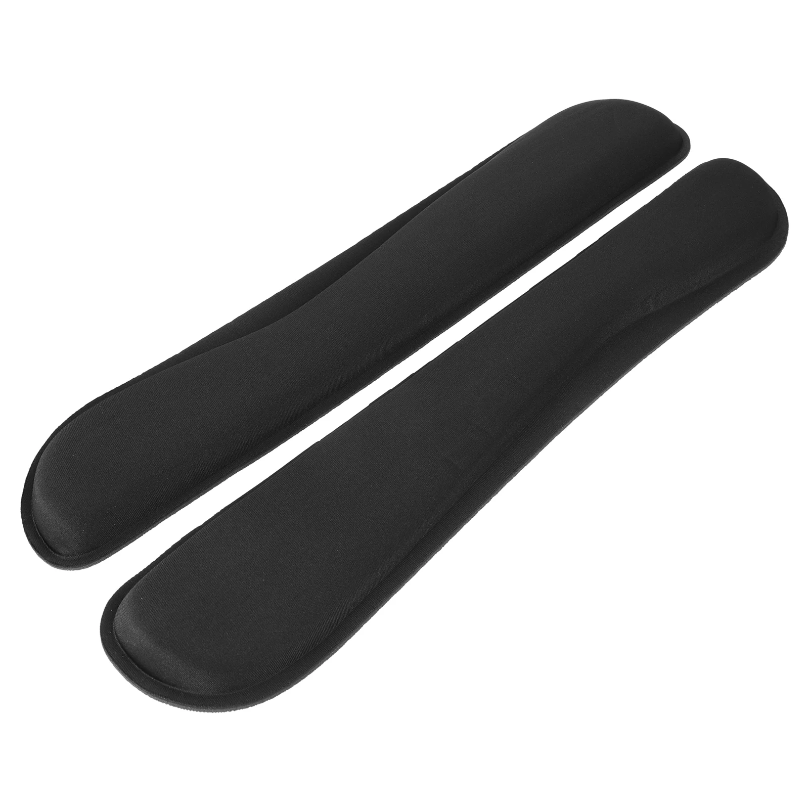

2pcs Keyboard Wrist Pad Memory Foam Material Computer Laptop Gaming Support Rest Cushion Hand Mouse Pad