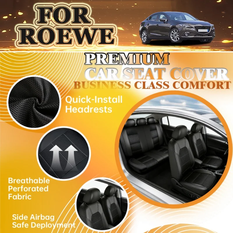Breathable car seat cover For Roewe Brand, breathable and ventilated, suitable for all seasons, suitable for long-distance use