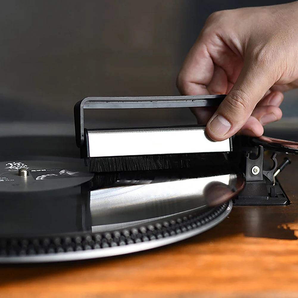 Vinyl Record Cleaning Brush Carbon Fiber Anti-static Cleaning Turntables Phonograph Dj Phono Equipment Accessories