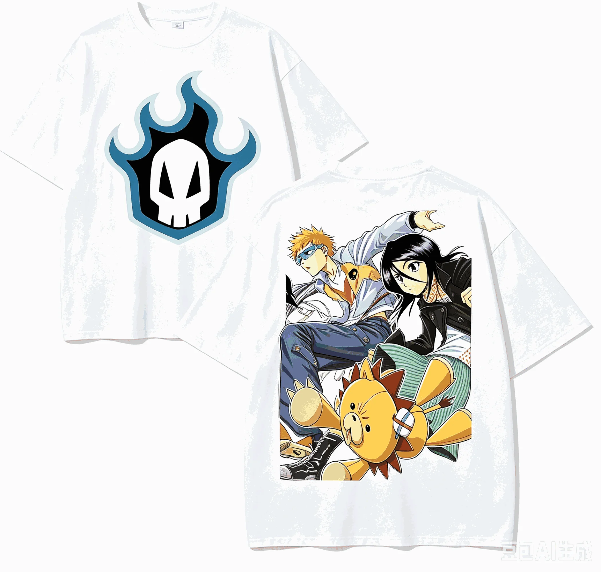 2026 Bleach Anime Lover T-shirt Harajuku New Model High Street Retro Fashion Oversized Unisex Hot Product Classic High Quality