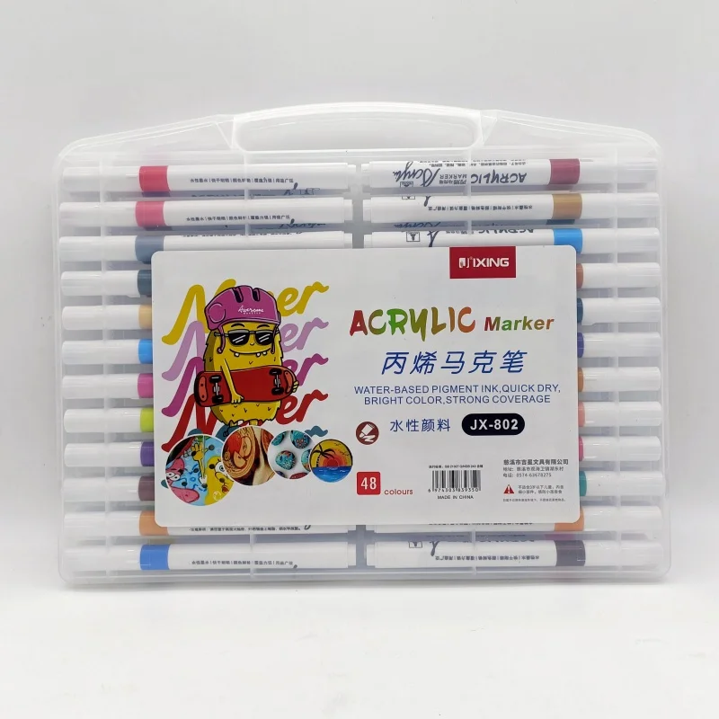

12 цветов/24 цвета/36 цветов/48 цветов/60 цветов акриловый маркер художественная роспись DIY керамическая кисть для граффити