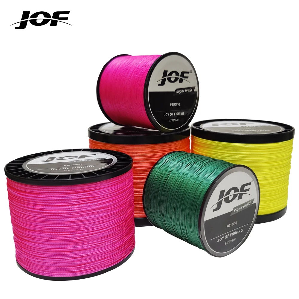 JOF 4X Braided PE Fishing Line  Smooth Strong and Durable Saltwater Fishing Line for Optimal Performance 300M-1000M 8LB-80LB