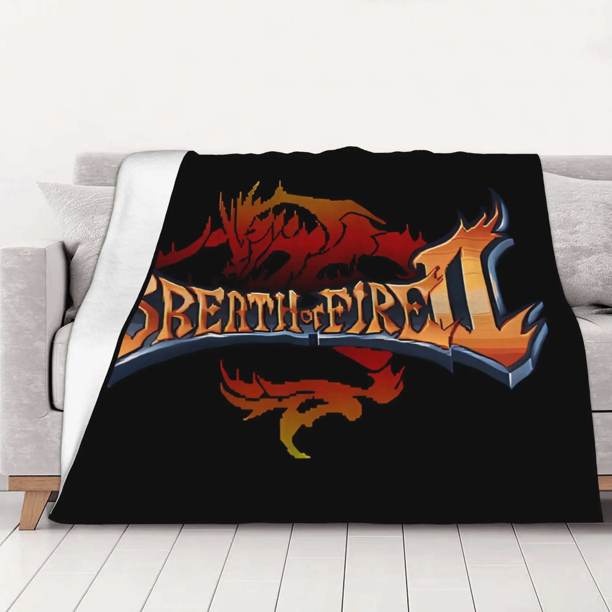 1PC home Cutecore Pixel Breath Of Fire Blanket Super Cosy Plush Home Living Room Sofa halloween