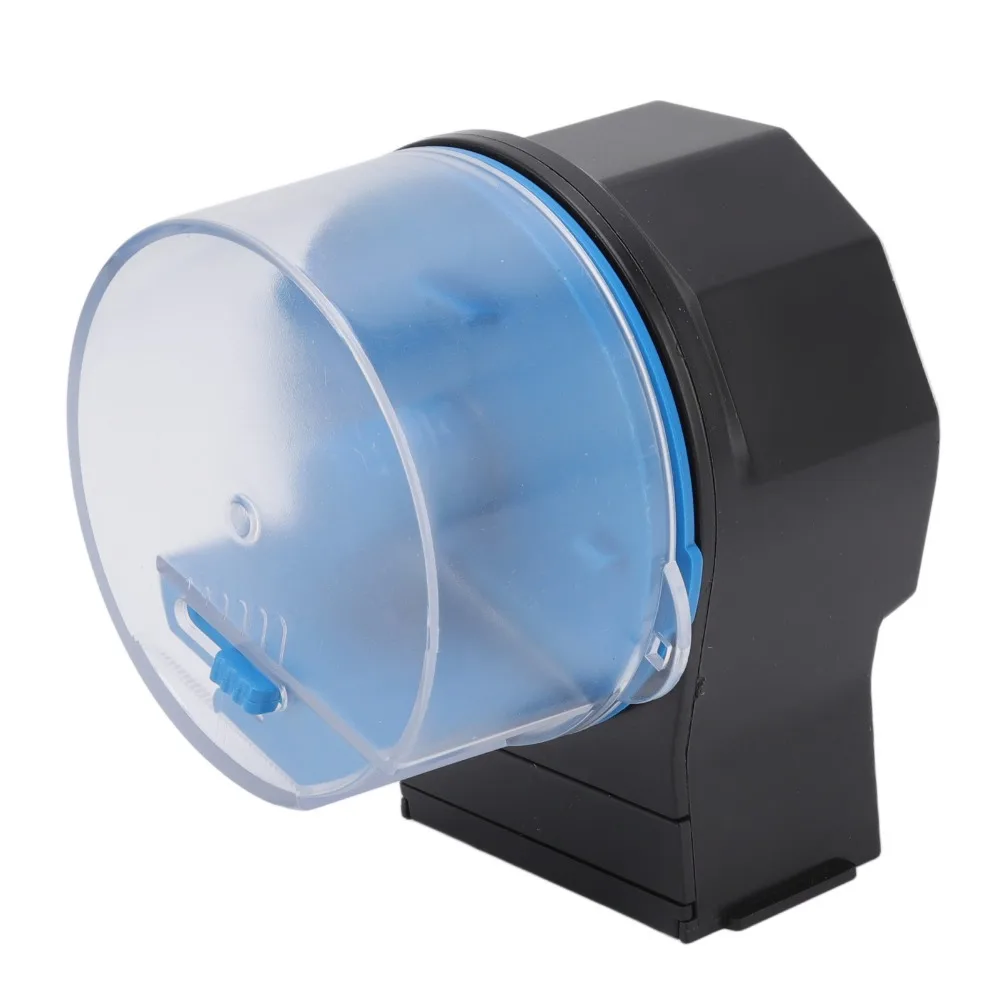 

Two Food Containers Automatic Fish Feeder Blue ABS Auto Fish Food Dispenser Smart Electric Smart Electric Feeder Fish Tank