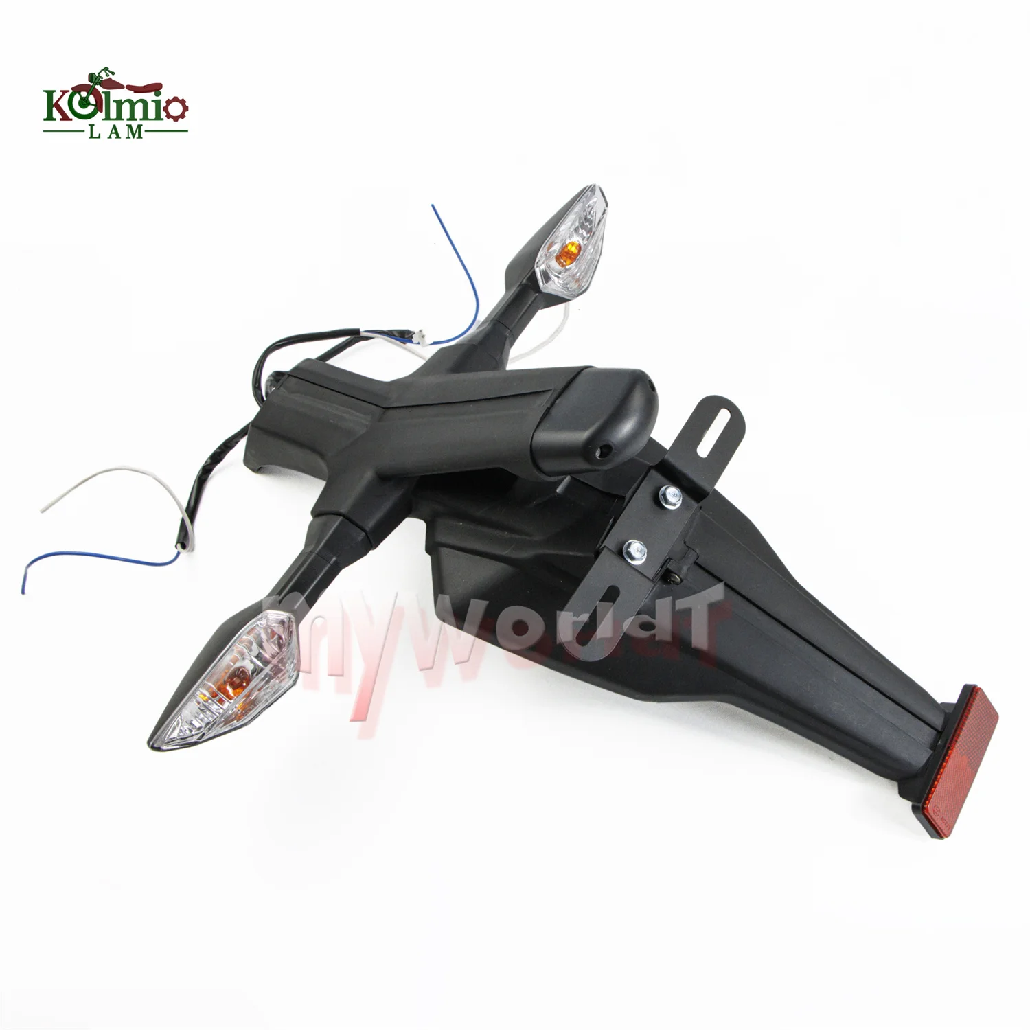 Fit For Kawasaki Z1000 Z1000SX 2010 - 2013 Hugger Rear Fender Mudguard License Light Turn Singnal 2011 2012