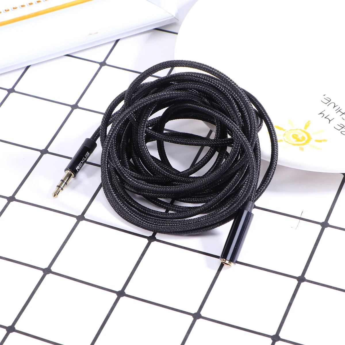 

3.5mm Headphone Extension Cable 1M Male to Female Aux Cable Premium Sound Quality Low Loss Stereo Audio Compatibility