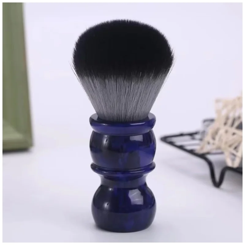 YAQI for Men Shaving Brush 26mm Timber Wolf Color Synthetic Hair Wet Shave Tools Best Gift for Men Mens Grooming Tools Mens Gift