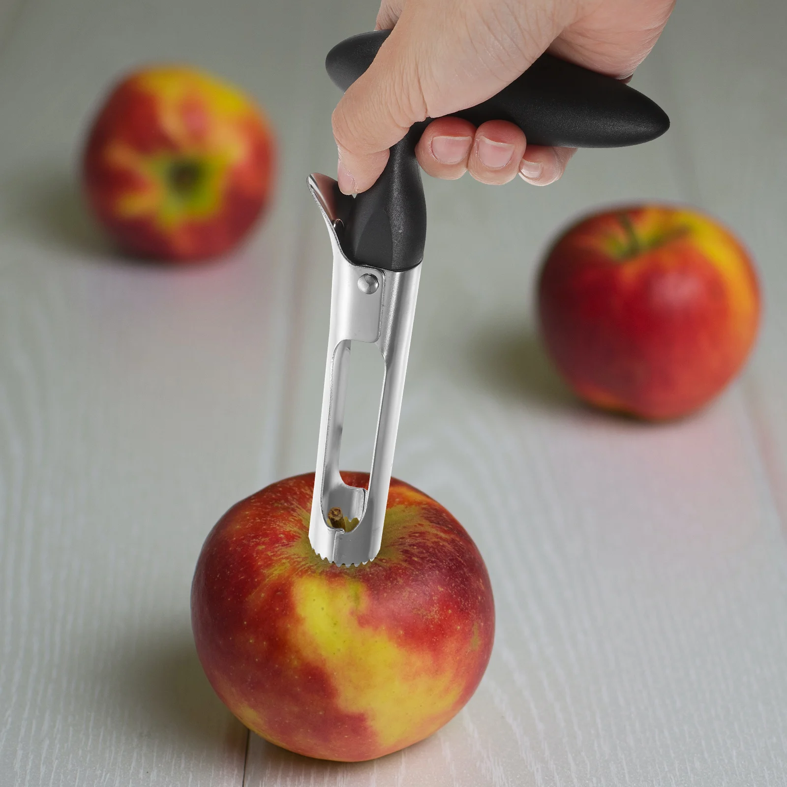 

2Pcs Fruit Core Remover Tool Stainless Steel Reliable Easy to Use for Apples Pears Core Remover
