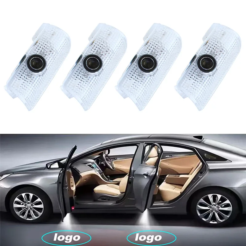 

2x LED Car Door Projector Ghost Shadow Welcome Light For Toyota Camry Highlander Prado Avalon Crown Rav4 Elfa Car Accessories