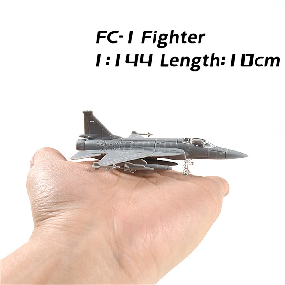 1/144 Scale 8 Styles Airplane Assembly Model WZ-8 J-10 J-31 A-10 UH-60A FC-1 MI-24 Fighter Military Ornament Mini Plastic Toy