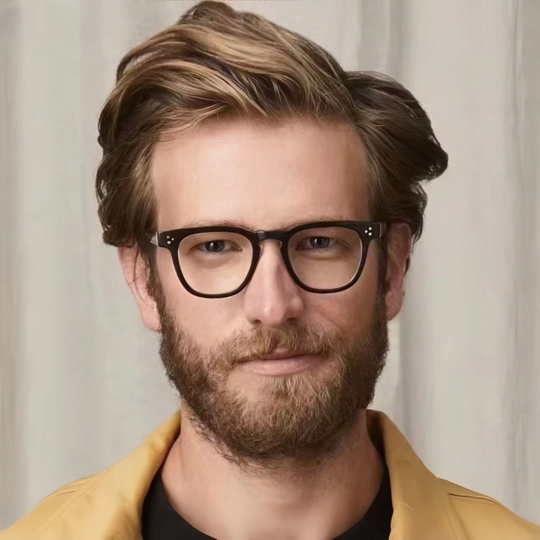 

Luxury Vintage Fashion Trend Handcraft Sunglasses DUDEL Retro Square Design Solid Thick Acetate UV400 Unisex 3A+ High Quality