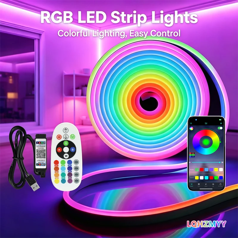 1 Rol Strip Lampu Led Neon Ber - Party Games App ulasan dan harga