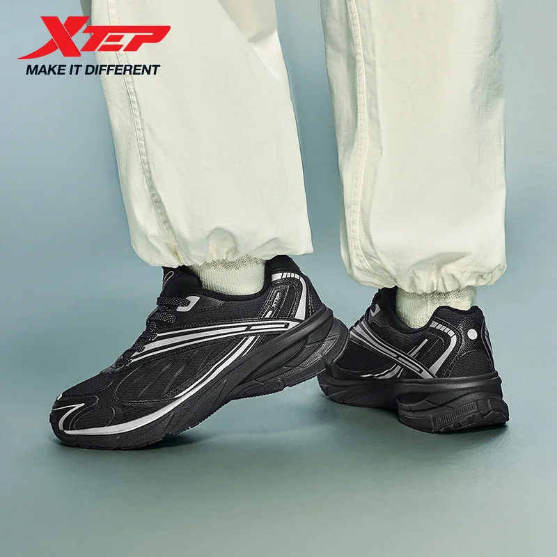 

Xtep Little Basque Men's Cotton Shoes Stability Comfortable Cozy Fuzz Leisure Lace Up Cushioning Walking Shoes 876419370043