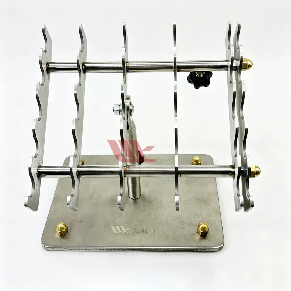 Glass Rod & Tube Preheating Stand – Stainless Steel Adjustable Preheating Rack for Lampworking Torch Work