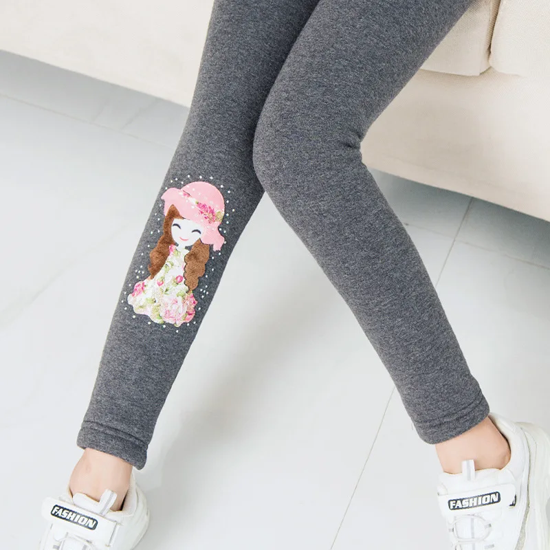 Children Winter Very Thick Pants Girls Boys Fleece Lined Trousers Warm Kids Clothes Cotton Fleece Long Pants Kids Sport Pants