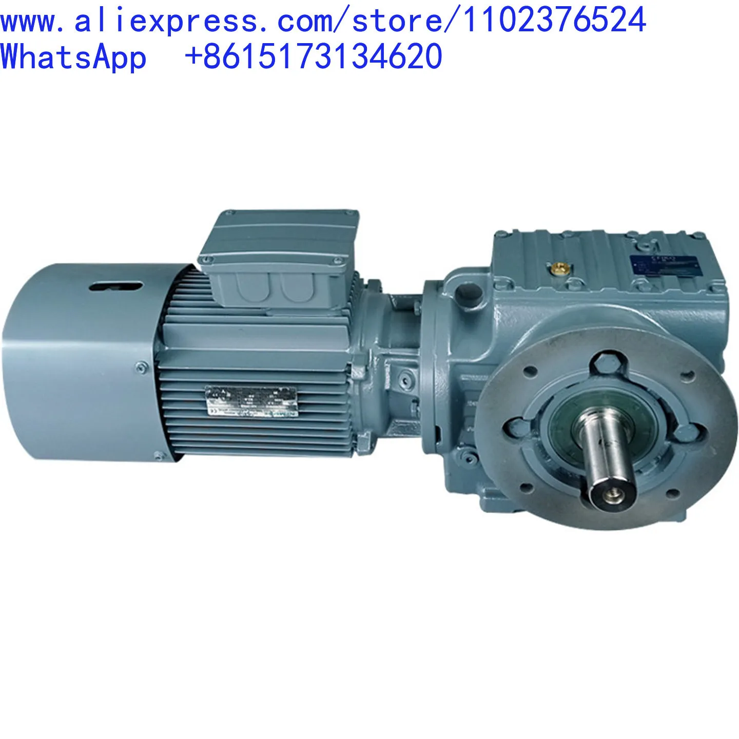 1Pcs R/K/F/S37 SA47 SF57 SAF67 SAZ77 S87 S97 helical worm gear worm gear reducer without motor