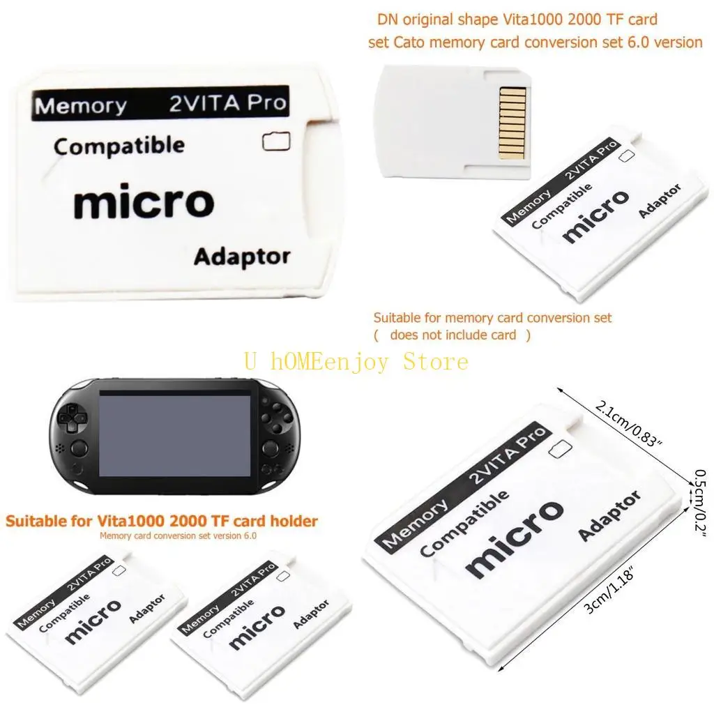 Memory Card for , Card for PSV 6.0 Game, for PSV 1000/2000 adapter, for micro-sd r15 system Version 3.