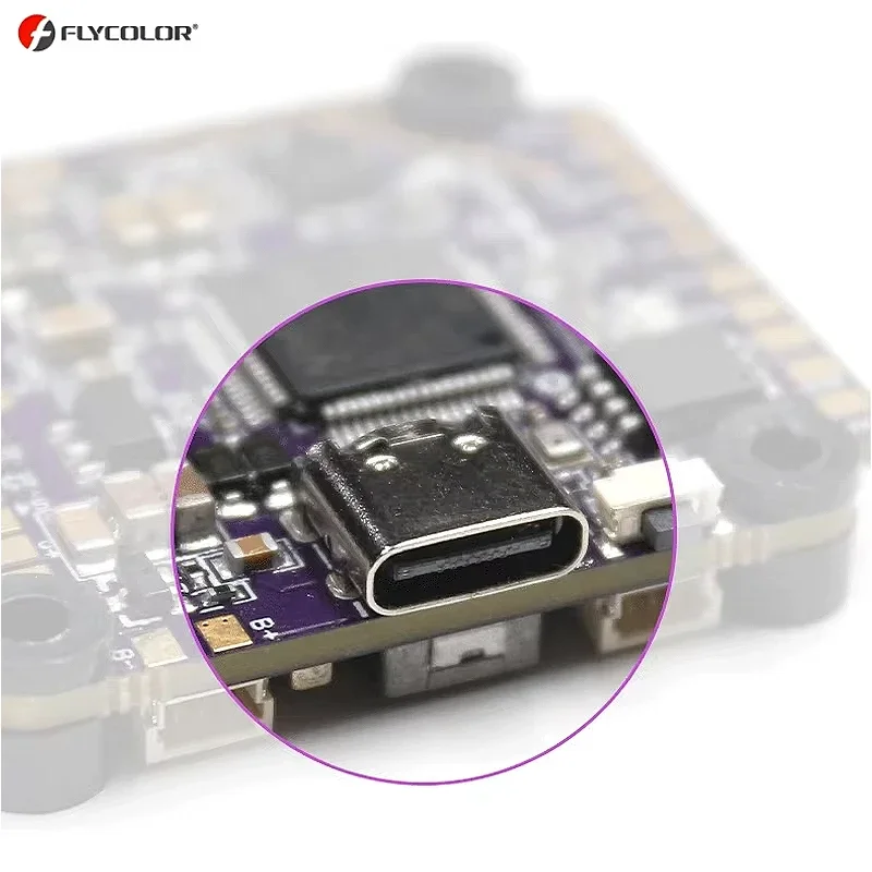 FLYCOLOR X-TOWER 2 F7 60A 4 en 1 ESC Torre voladora/pila FPV Bluetooth para ajustar los parámetros Control de vuelo LED