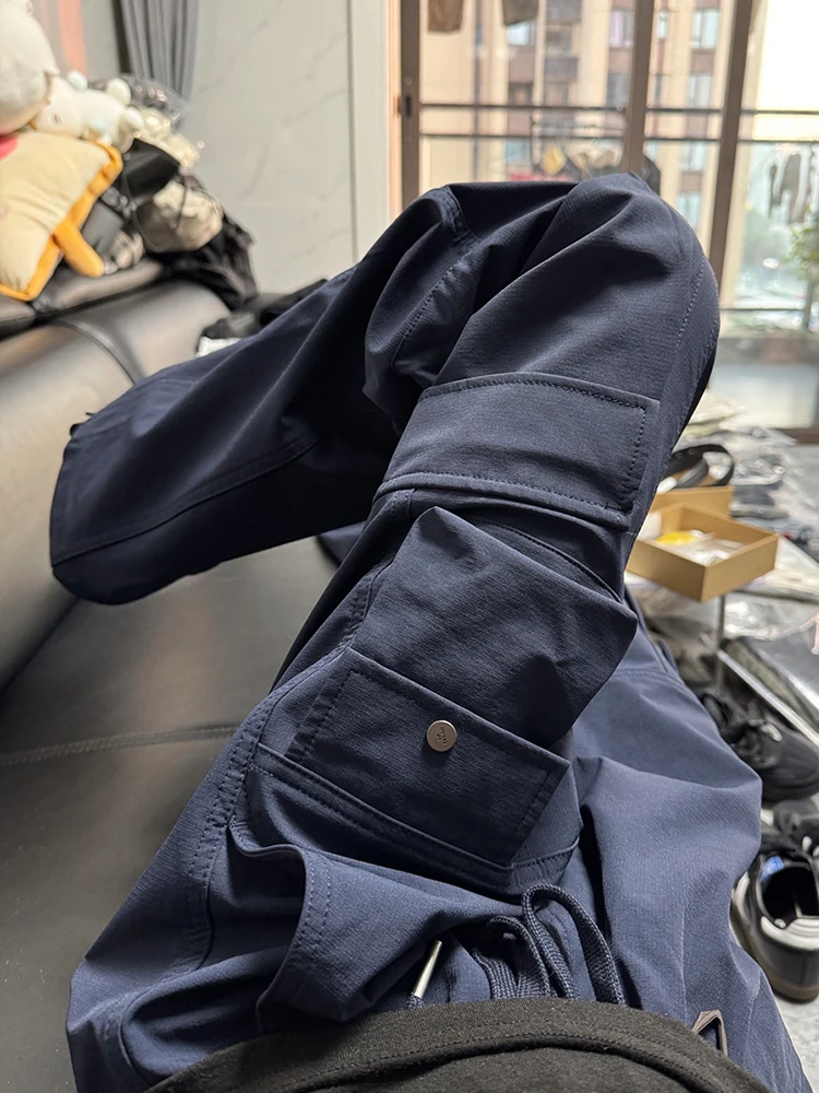 

Trousers Workwear Cargo Pants Men's Autumn Spring Waterproof Soft ell Climbing Pants American Functional Outdoor Casual Pants