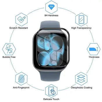 1/2/3/5 ks tvrzeného skla pro Apple Watch Series 11 46/42mm chytré hodinky HD ochranná fólie proti poškrábání pro Apple Watch 11 10 nejlepší prodej Displej pro Apple Watch Series 3 42mm - №4