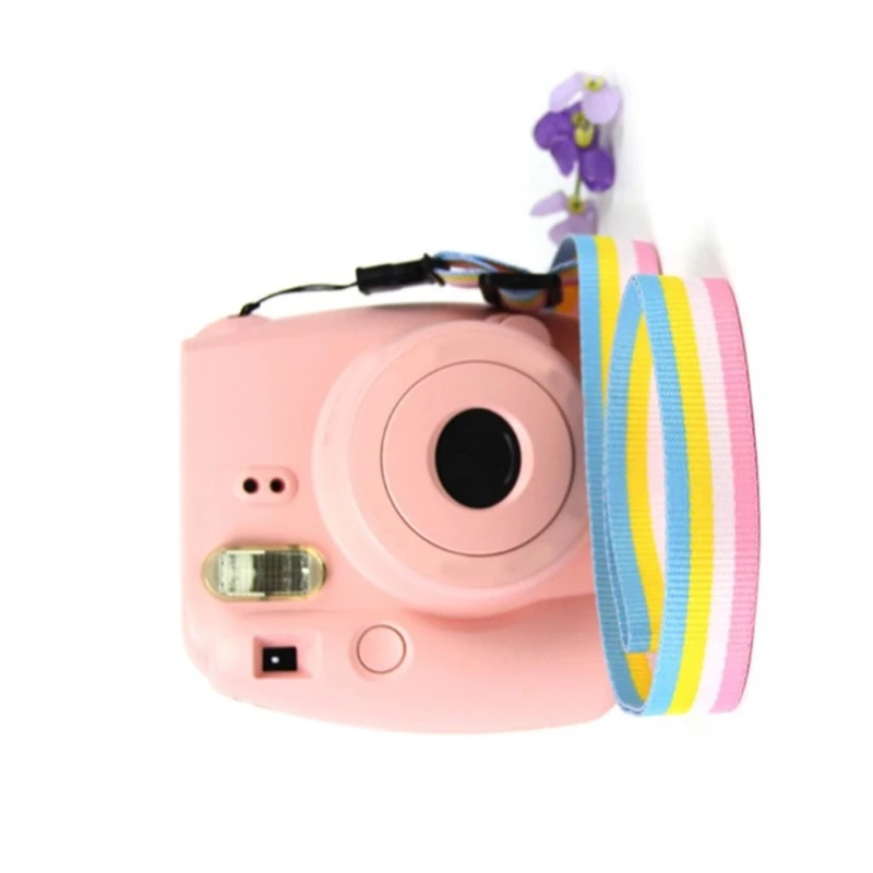 Alça ombro para pescoço ajustável Colorful Cinto Banda para Mini 90 70 50 25 7S 9 8 Impressão instantânea