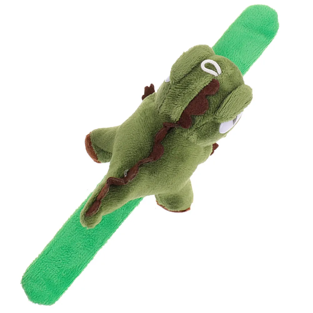 

Dinosaur Slap Bracelet Stuffed Animal Wristband Kid Birthday Party Favor Animal Snap Bracelet Gift for Kids Snap Bracelets Bulk
