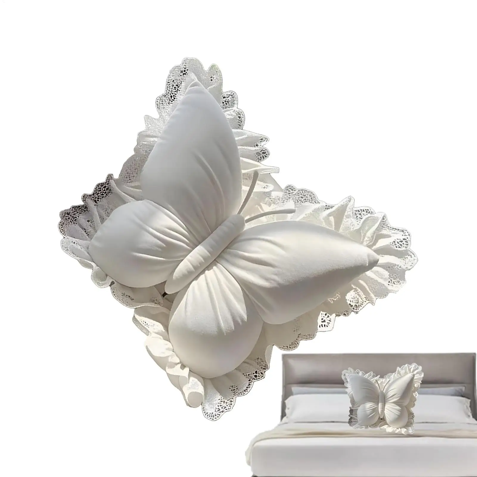 

Подушка-бабочка, подушка для поясничной поддержки, мягкая подушка для сиденья с бабочкой, подушка для дня рождения, Хэллоуина, Рождества, дивана-кровати, дивана, стола