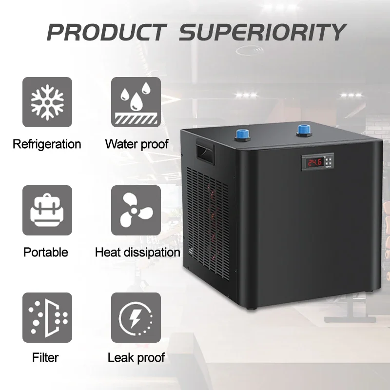 

Outdoor 300L 0.3HP Water Chiller Ice Bath 1/3HP Water Chiller Ice Tub Cold Plunge Water Chiller