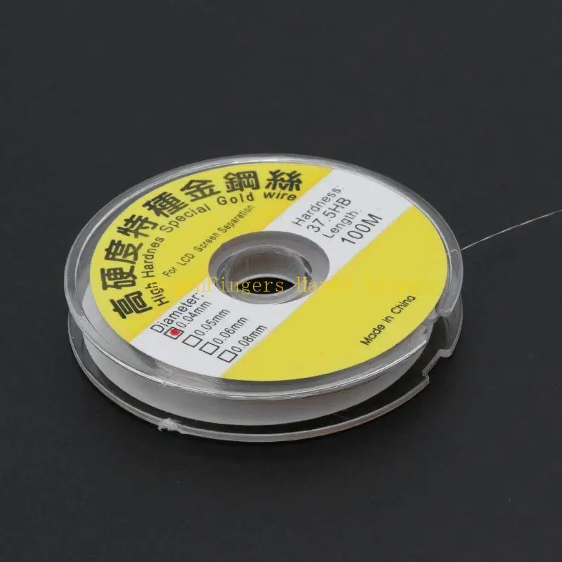 F68D 100m Gold Wire for Separating LCD & Digitizer for phone for LG