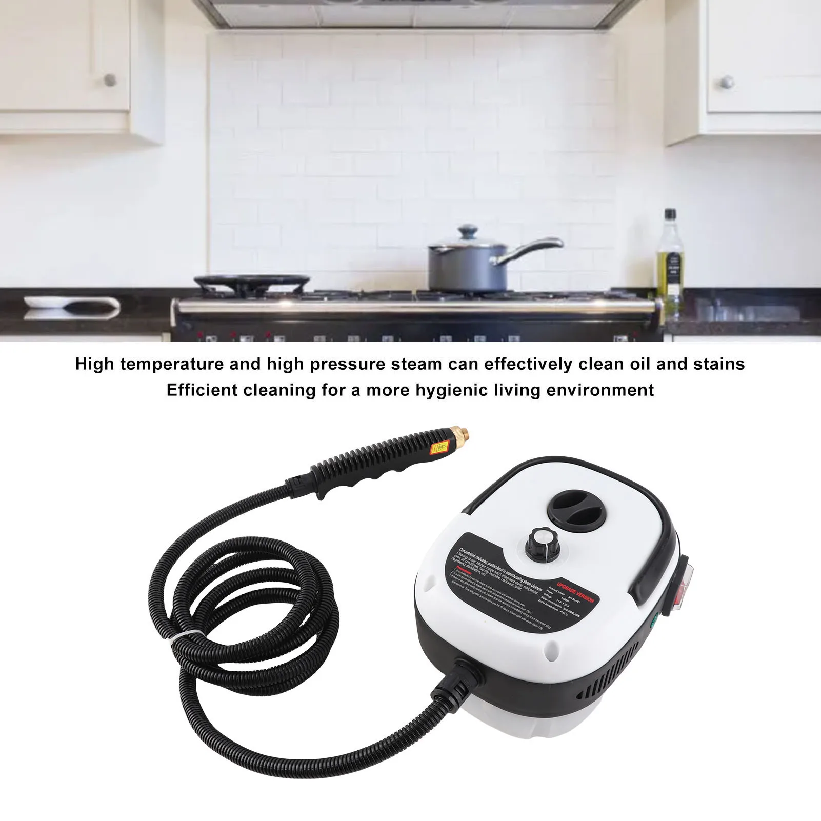 

Пароочиститель высокого давления для удаления жира на кухне, портативный глубокий очиститель с различными насадками, высокотемпературный дезинфектор