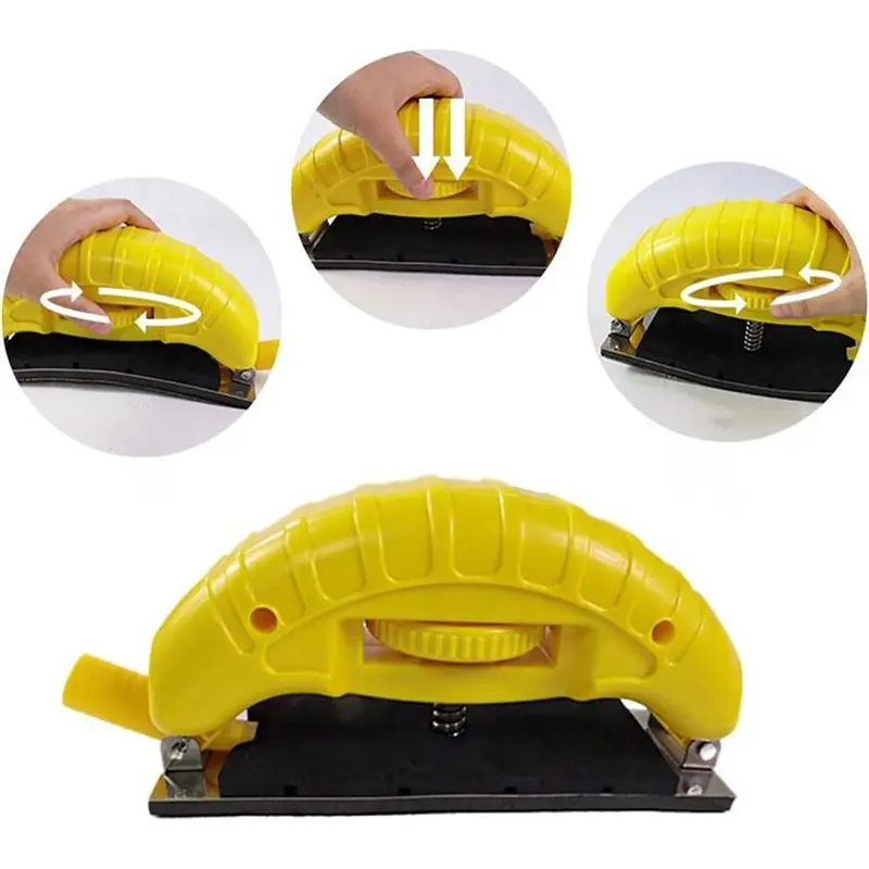 AB42-Auto Body Adjustable Grinding Tool With Ergonomic Handle Sanding Blocks Wet Sanding Block