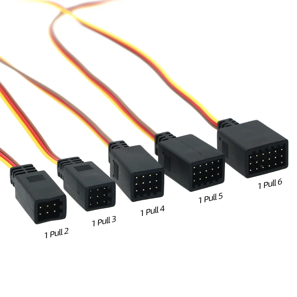 350mm Y Type Extended Line Extension Lead Wire Cable For Futaba Jr Y Harness Servo Lead Extension For Rc Car/ship/helicopter