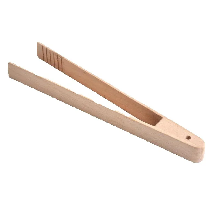 Wooden Food Clips Bread Tongs Beech Wood Dessert Biscuits Clip Cake Tongs Multi Function Cooking Clip Home Bakeware Wholesale