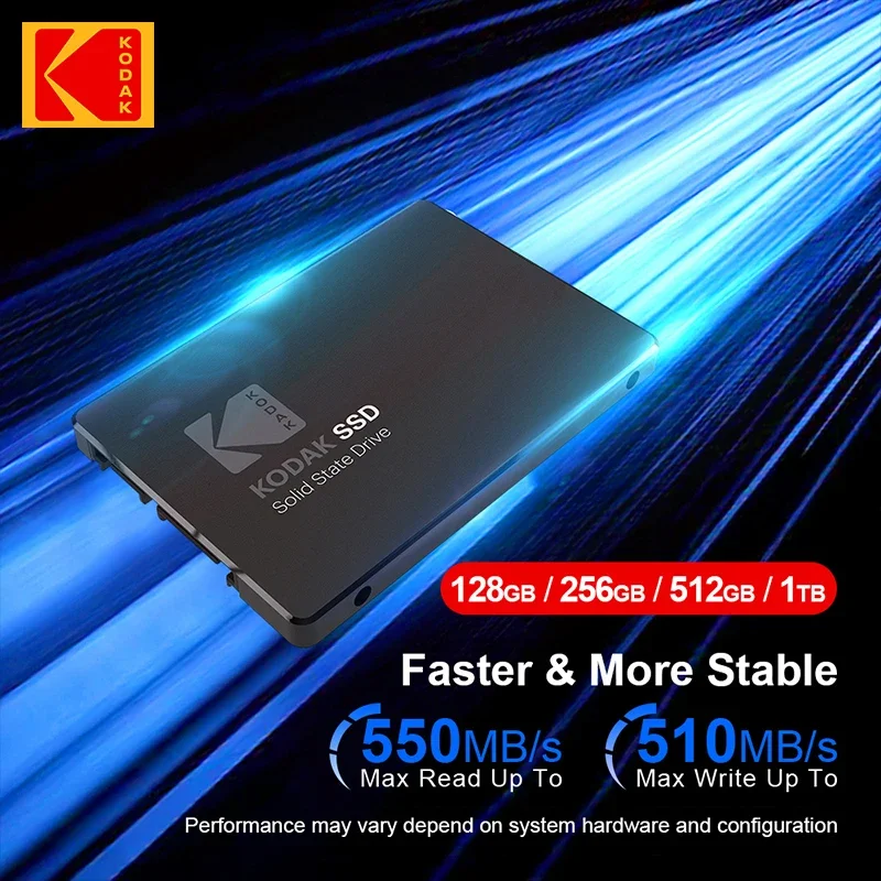 Kodak X120 PRO SSD Drive HDD 2.5 Hard Disk Sata3 SSD 550MB/S 6Gb/s 128GB 256GB 512GB 1TB for Laptop Computer