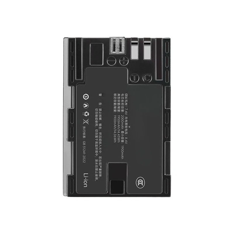 Professional Grade LP-E6 Li-ion Battery 7.2V 2000mAh Full Decoded For Canon EOS R Series 5D 6D 7D 80D 90D Digital SLR Camera