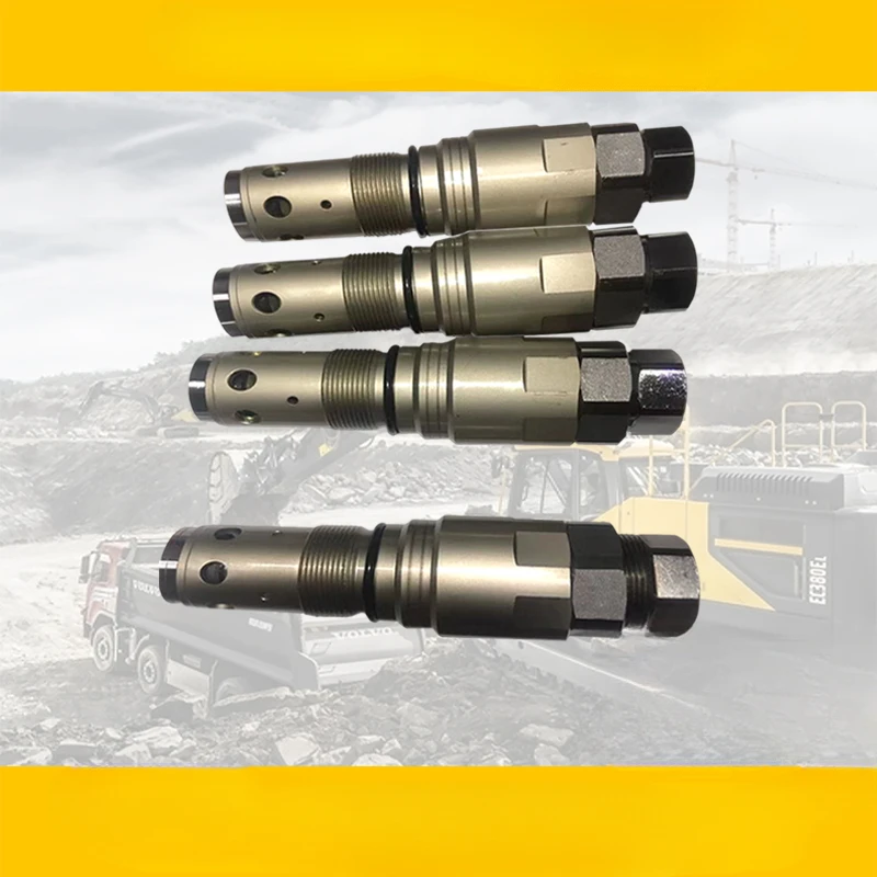 Complete set of excavator rotary overflow valve main gun excavator accessories