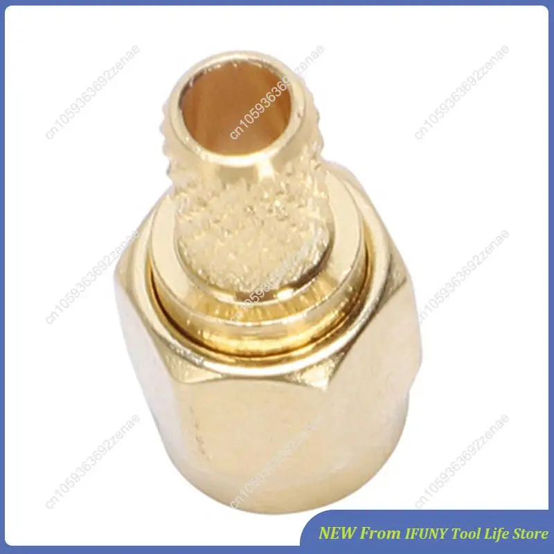 2000Pcs SMA Male Plug Straight Crimp For RG58 Connector Adapter New