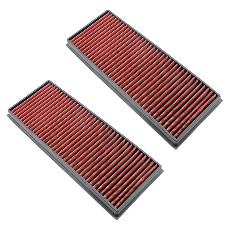 2X Car Air Intake Filter High Flow Air Cleaner For GOLF 5 6 TOURAN TIGUAN SHARAN SCIROCCO PASSAT JETTA CC 1K0129620