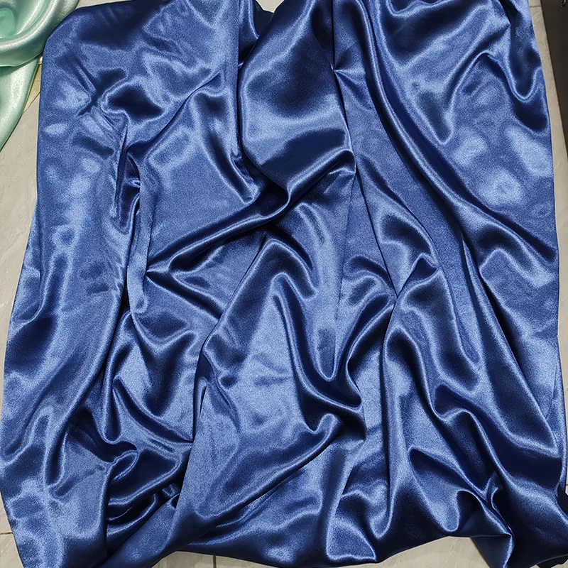 الأزرق الأرجواني لامع كريستال تقليد خلات نسيج الساتان الخياطة نصف تنورة قميص فستان سهرة تصميم زخرفة الخلفية